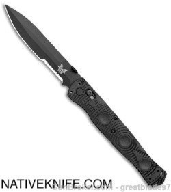 Benchmade SOCP Tactical Folder AXIS Lock Knife CF-Elite 391SBK FREE SHIPPIN-img-0