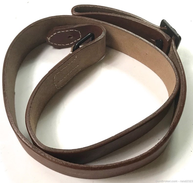 WWII CZECH GERMAN VZ-24 8MM MAUSER RIFLE LEATHER CARRY SLING-img-4