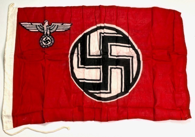 WWII GERMAN POLITICAL FLAG- 2X3-img-0