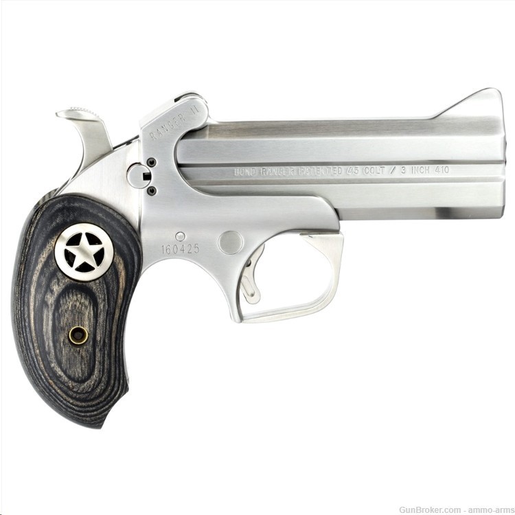 Bond Arms Ranger II .45 Colt / .410 Gauge 4.25" SS Black Ash BARII45410-img-1