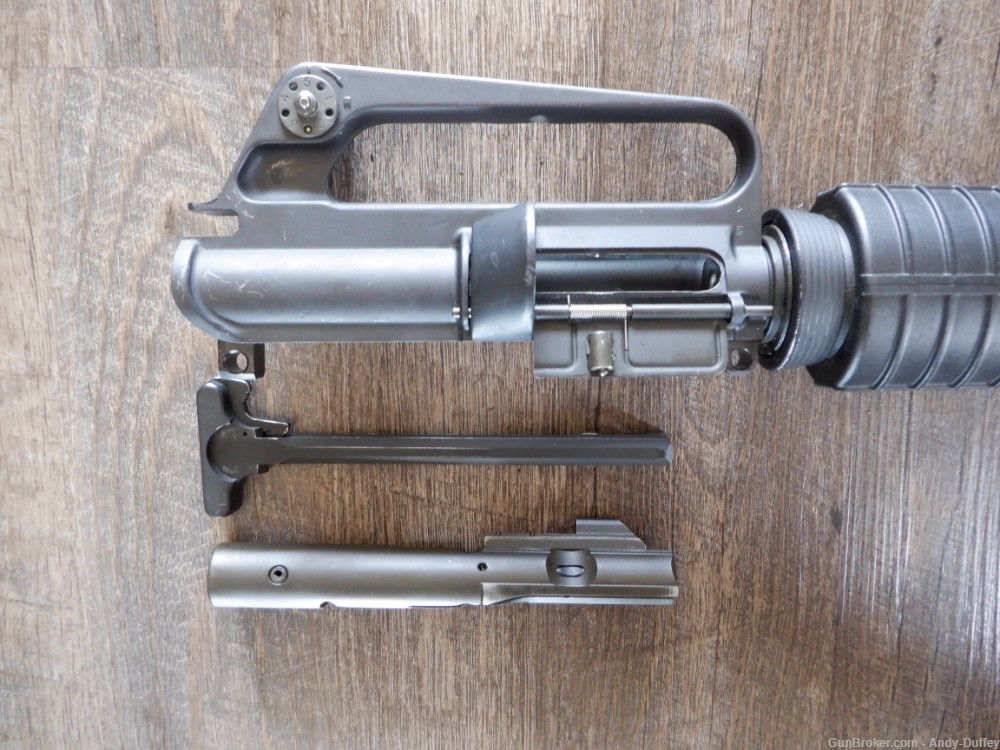 Complete Factory Colt SMG 9mm Upper w Bolt Buffer 10.5" SBR Pistol DOE M16-img-4