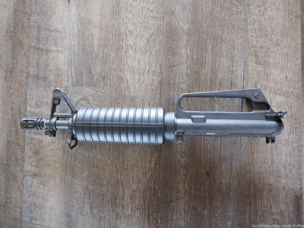 Complete Factory Colt SMG 9mm Upper w Bolt Buffer 10.5" SBR Pistol DOE M16-img-1