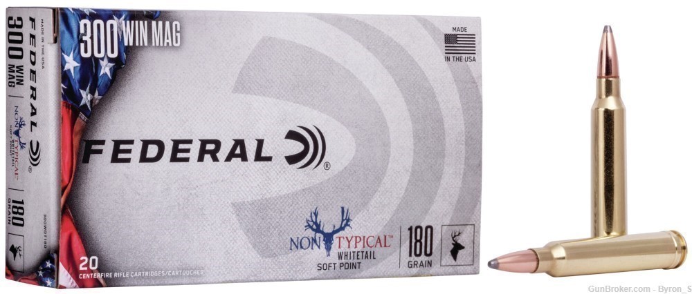 20rds Federal Non-Typical™ .300 Win Mag 150gr JSP 300WDT150 + FAST SHIPPING-img-1
