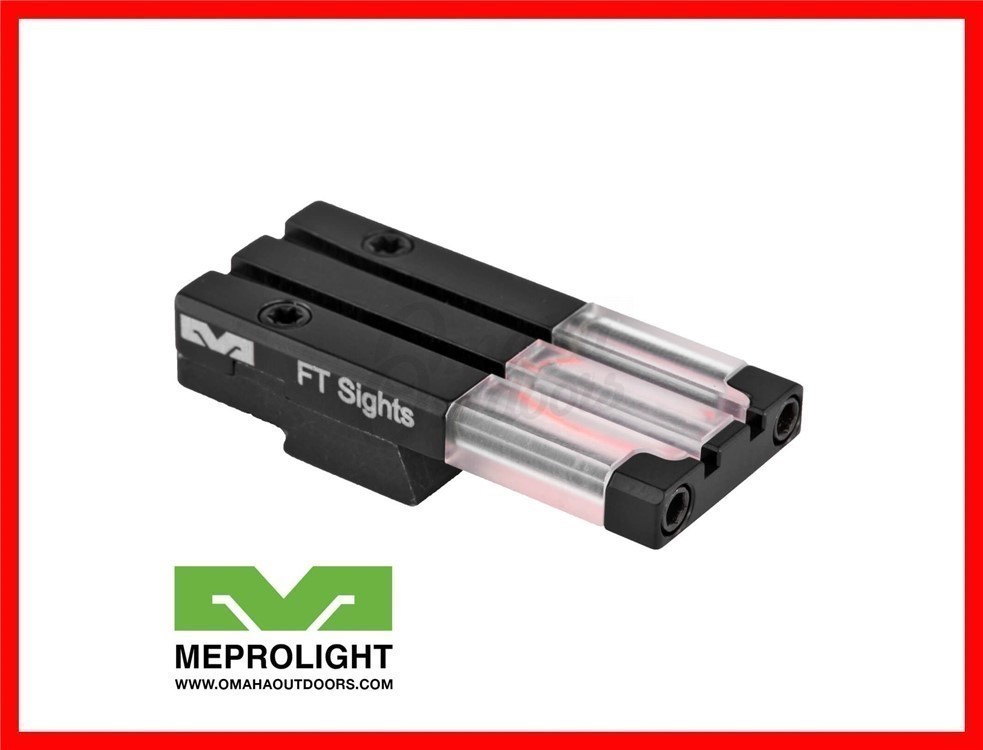 Meprolight FT Bullseye HK VP9, HK45, HK45C, P30 Night Sights - Red-img-0