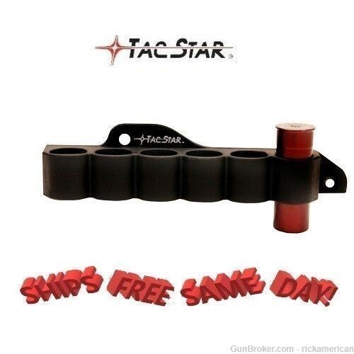 TacStar Slimline Side Sddle Shelholder For 12Ga Mossberg 500/590 # 1081210-img-0