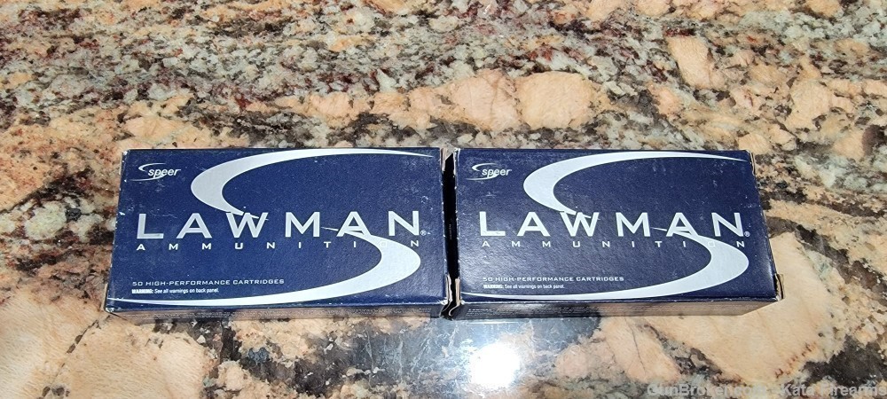 Speer Lawman FMJ 100 Rounds FREEE SHIPPING-img-0