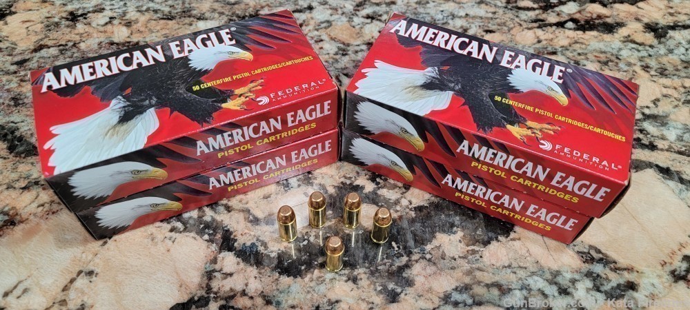 200 Rounds 40 S&W Federal American Eagle FREE SHIPPING-img-1