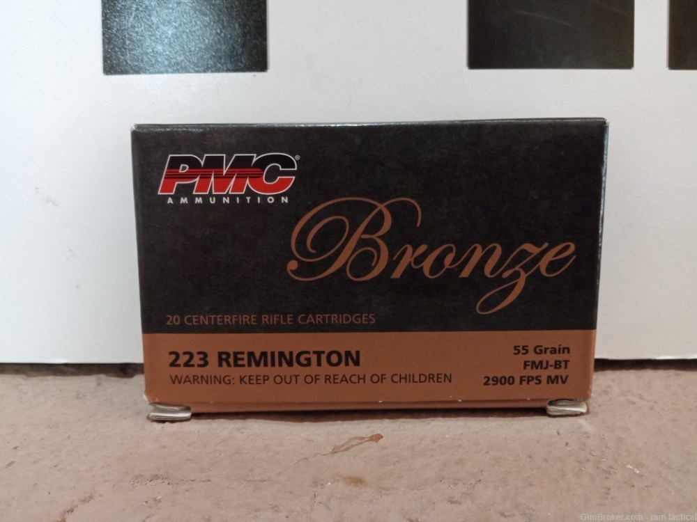 20 Rd .223 PMC Bronze Fast Shipping No Credit Card Fees-img-0