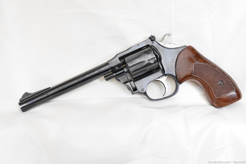 High Standard CAMP GUN .22 LR double action revolver 6 inch barrel -img-2