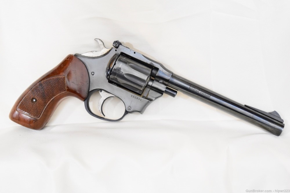 High Standard CAMP GUN .22 LR double action revolver 6 inch barrel -img-0