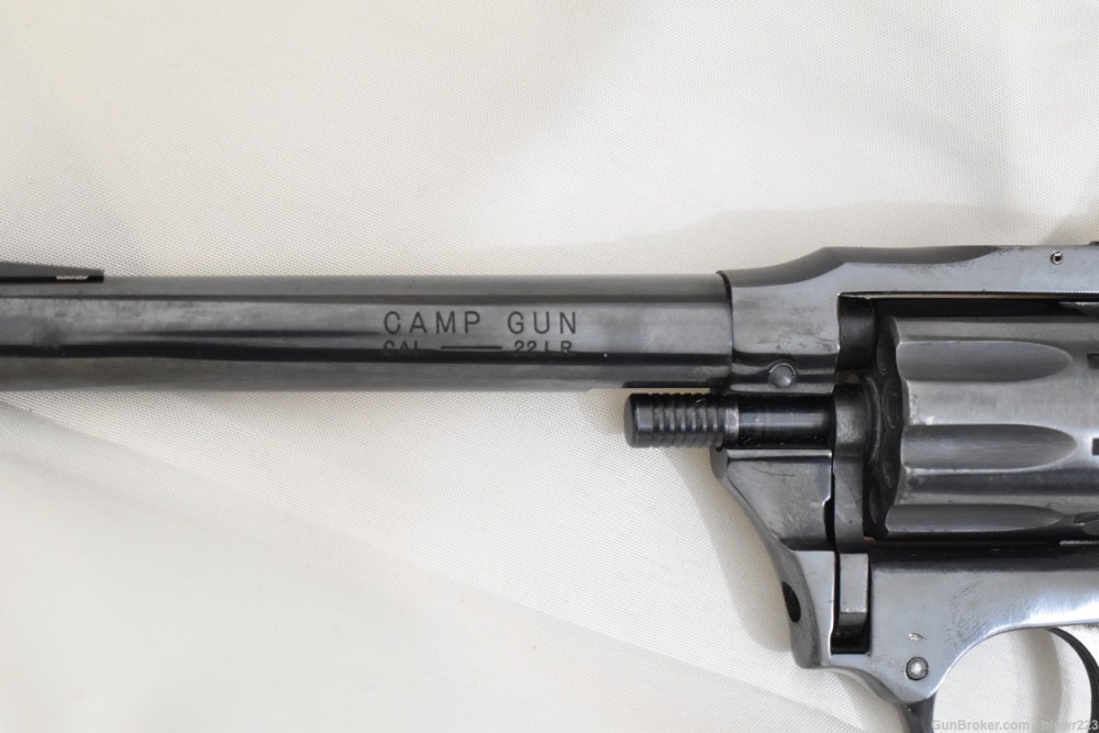 High Standard CAMP GUN .22 LR double action revolver 6 inch barrel -img-14