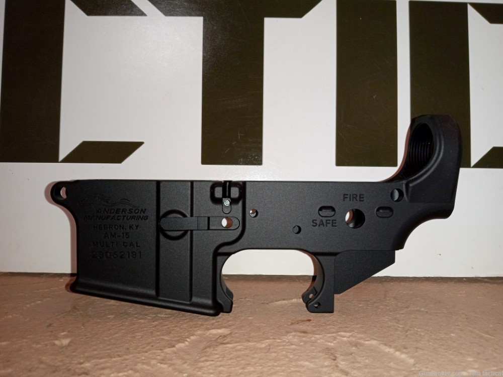 Anderson Manufacturing AM-15 Stripped Lower Fast Shipping No CC Fees-img-0