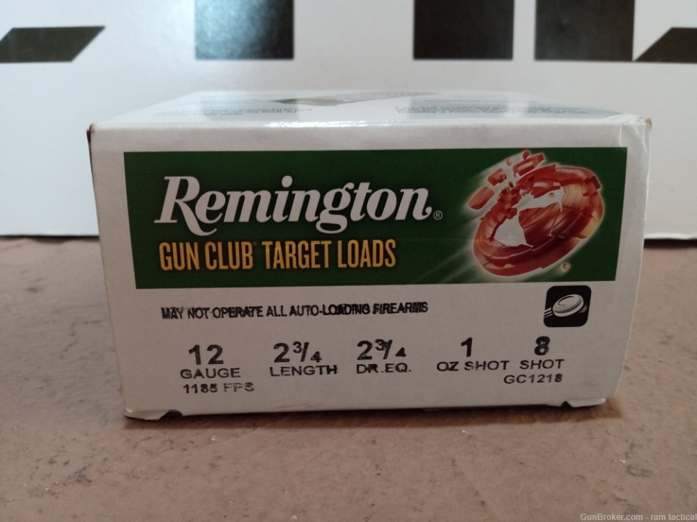 25 rd Remington 12 Gauge Target Load Fast Shipping No Credit Card Fees-img-1