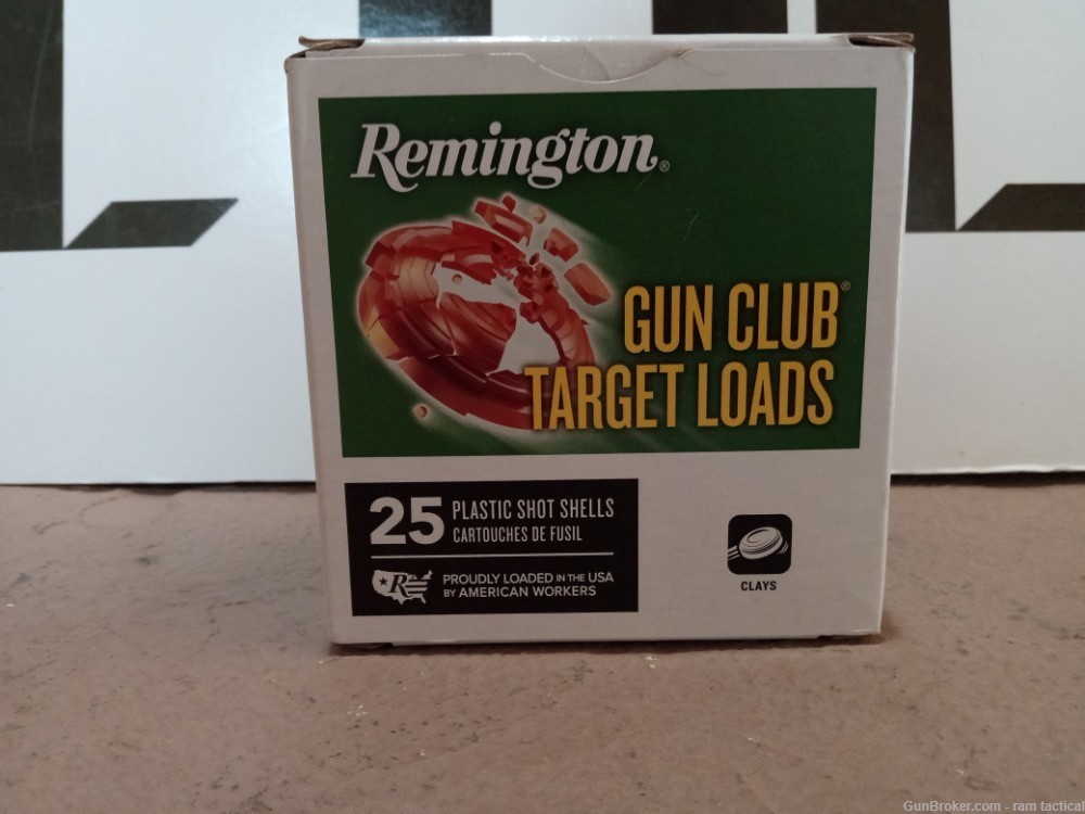 25 rd Remington 12 Gauge Target Load Fast Shipping No Credit Card Fees-img-0