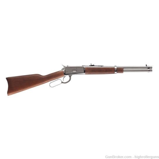 ROSSI R92 .357 MAGNUM LEVER ACTION RIFLE, STAINLESS 8 ROUND  - 923571693-img-0
