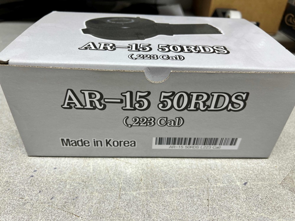 AR 15 50rds 223 drum TAN NEW Korean AR-15 556-img-1
