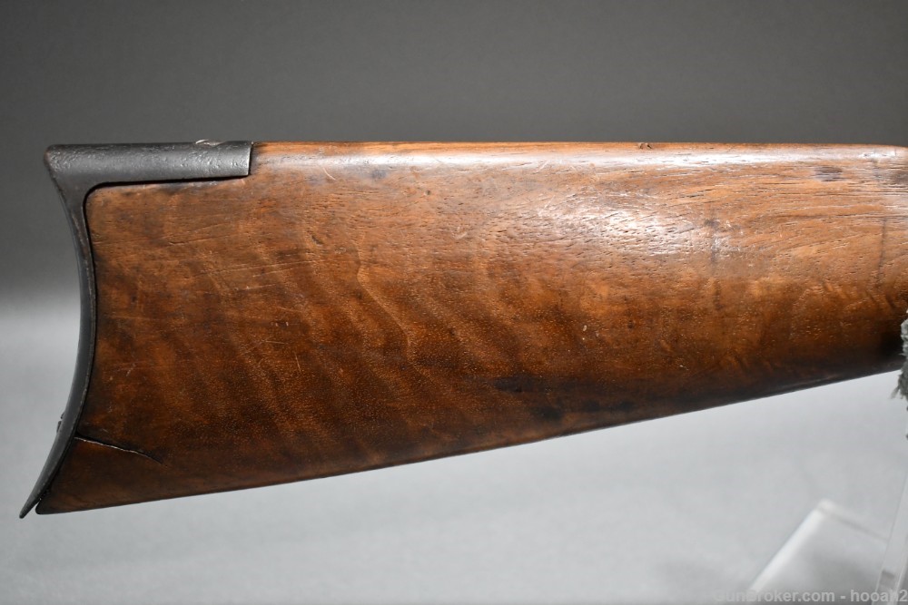 Winchester Model 1885 Low Wall Falling Block Rifle 32 Short Rimfire 1887-img-2