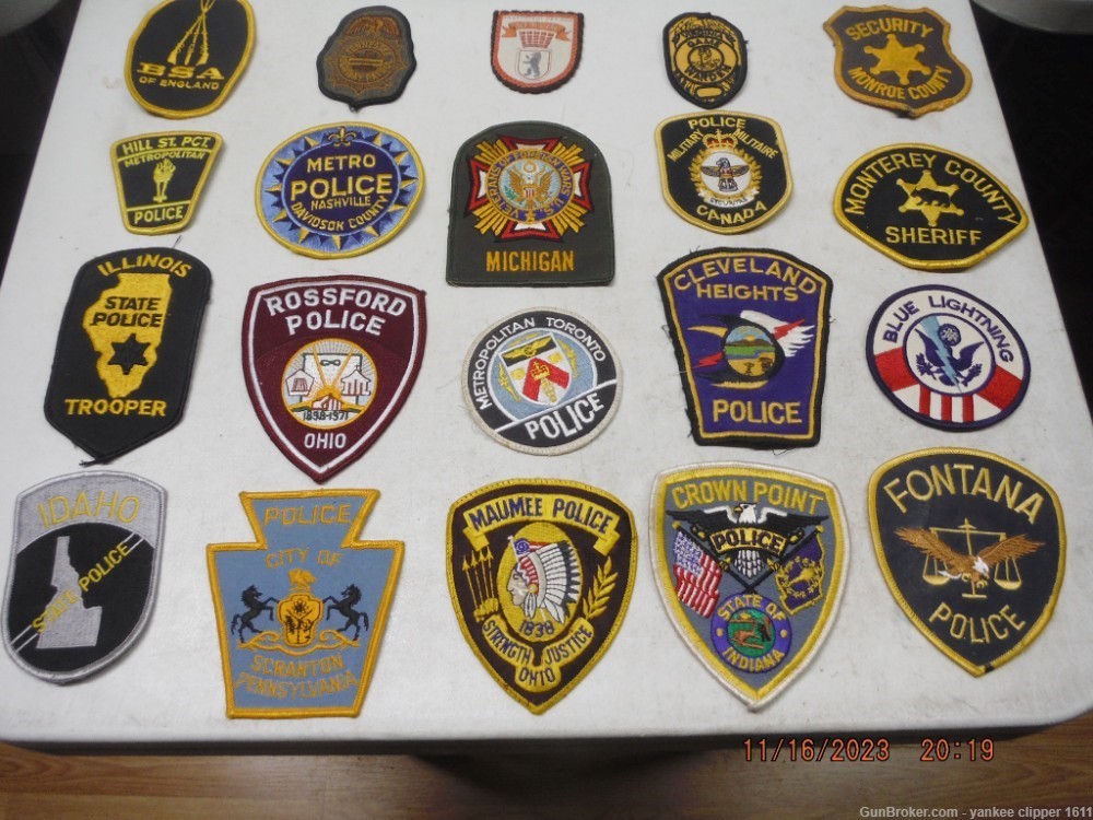 95 Police and Military patches lot of 95-img-4