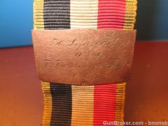 Imperial Germany, WW 1 Engraved Copper Watch Fob-img-7