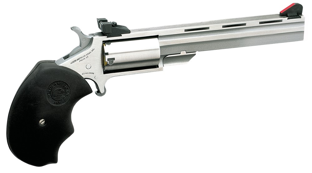 North American Arms 22 WMR Revolver 4 5+1 Stainless - CA Compliant-img-0
