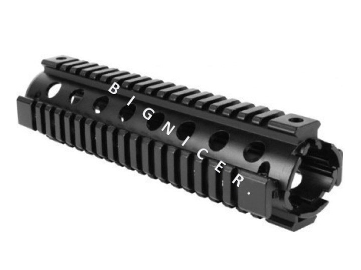 Quad Rail for Mid length AR with Round front cap-img-0