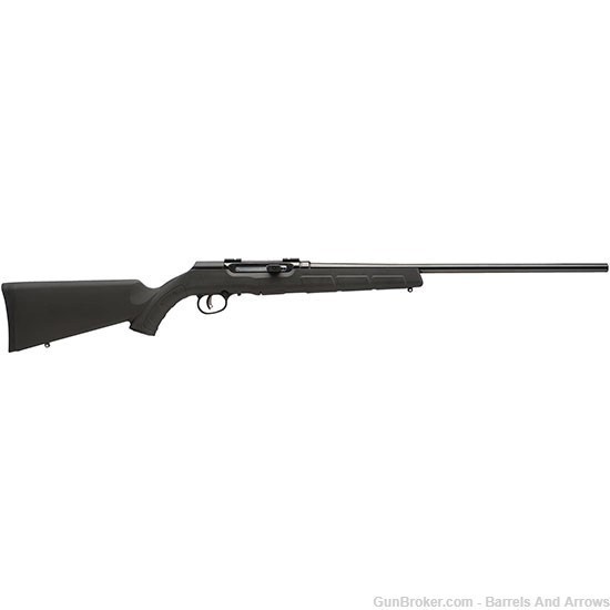 Savage 47001 A17 Semi Auto Rifle 17 HMR, RH, 22 in, High Luster Black-img-0
