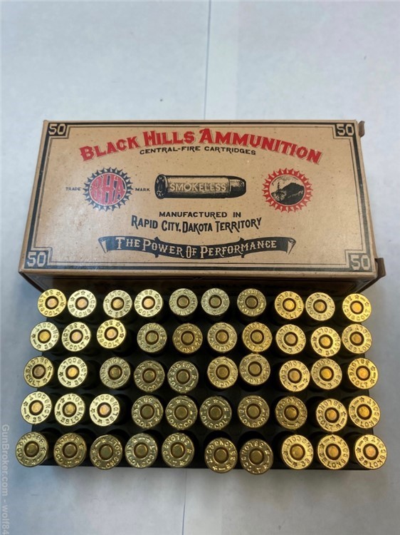 38 Long Colt BLACK HILLS 158 gr  Lead Round Nose  38 LC NOS -img-0