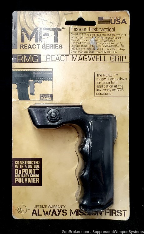 MFT Tactical React Magwel Vertical Grip AR-15 Polymer-img-0