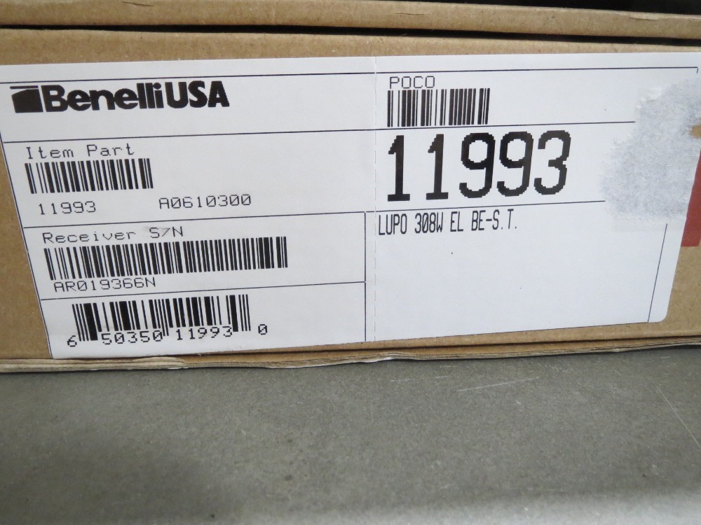 Benelli Lupo, 11993, .308 Win, 22-inch barrel, new in box-img-15