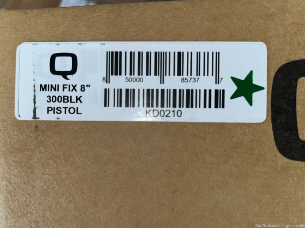 Q Mini Fix 8" 300BLK Pistol 300 Blackout Side Folding PSB Brace LAYAWAY-img-19