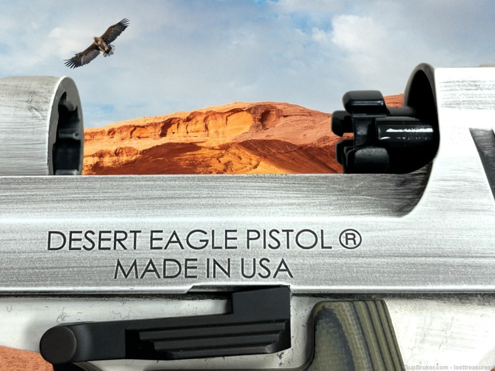 Magnum Research Desert Eagle .50AE 6"BBL Case, 1 Mag (Like New)-img-5