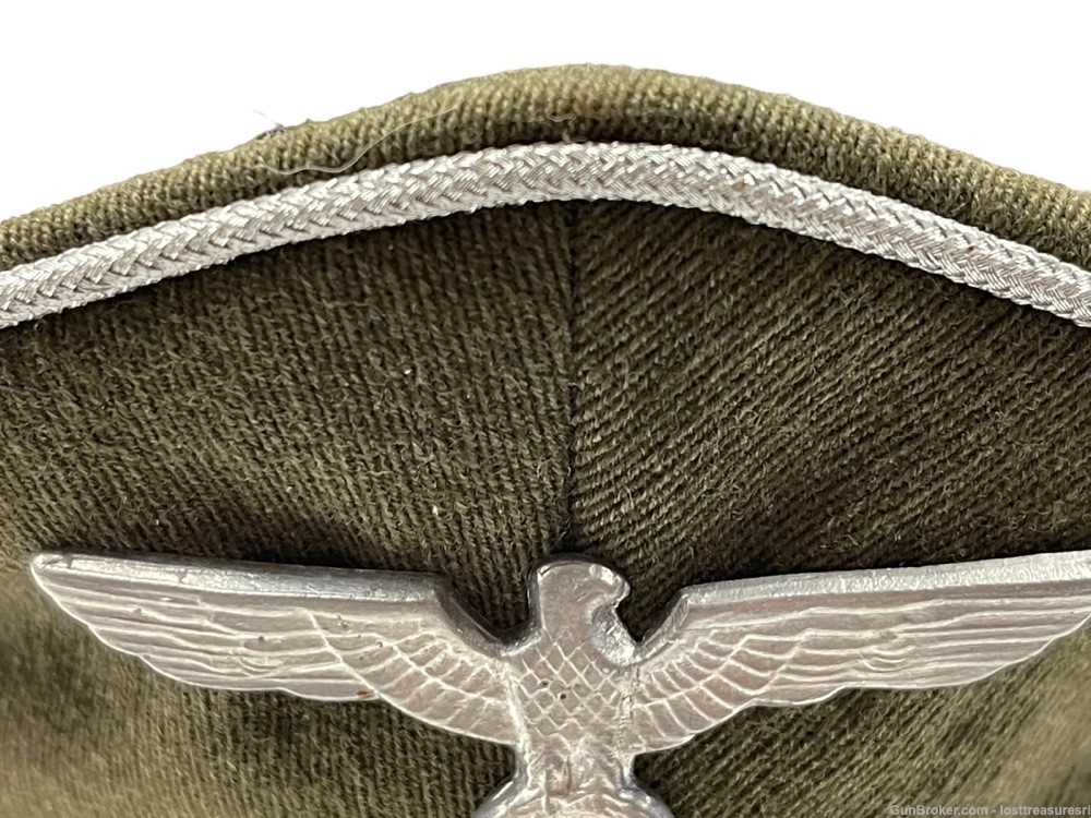 Repro WWII German Military Visor Cap WW2 WWII Uniform Wool Hat -img-22