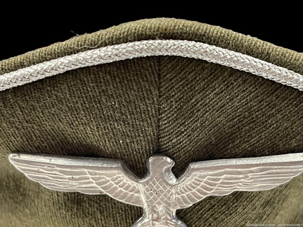 Repro WWII German Military Visor Cap WW2 WWII Uniform Wool Hat -img-26
