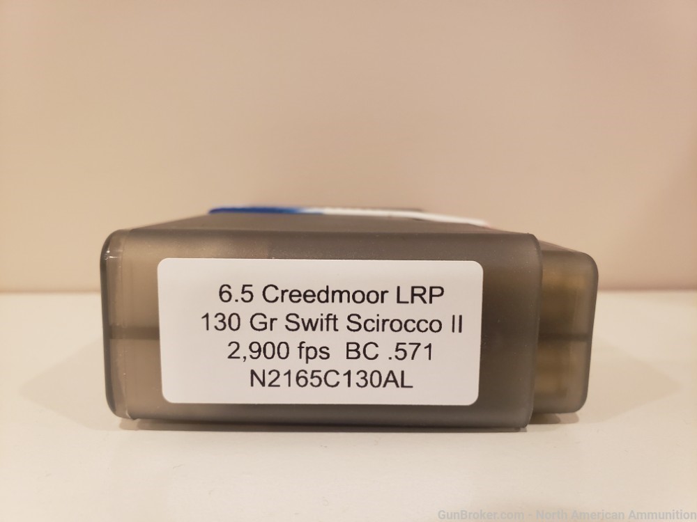 NAACO 6.5 Creedmoor LRP 130 Swift Scirocco II-img-0