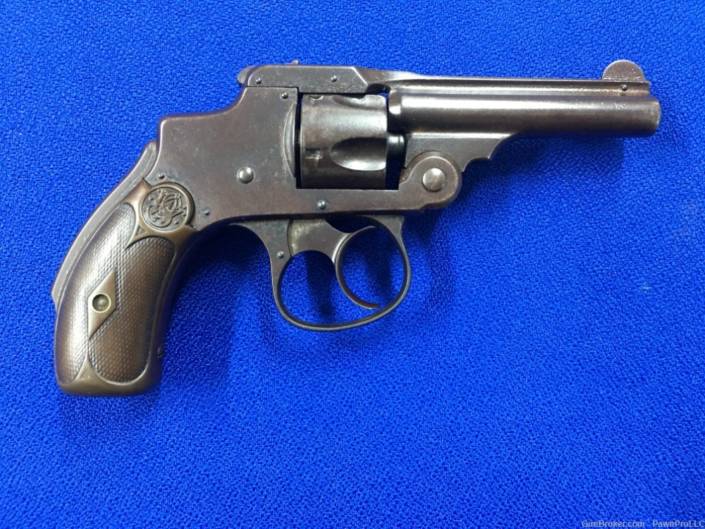 Smith & Wesson Safety Hammerless, made in 1895, chambered in -img-0