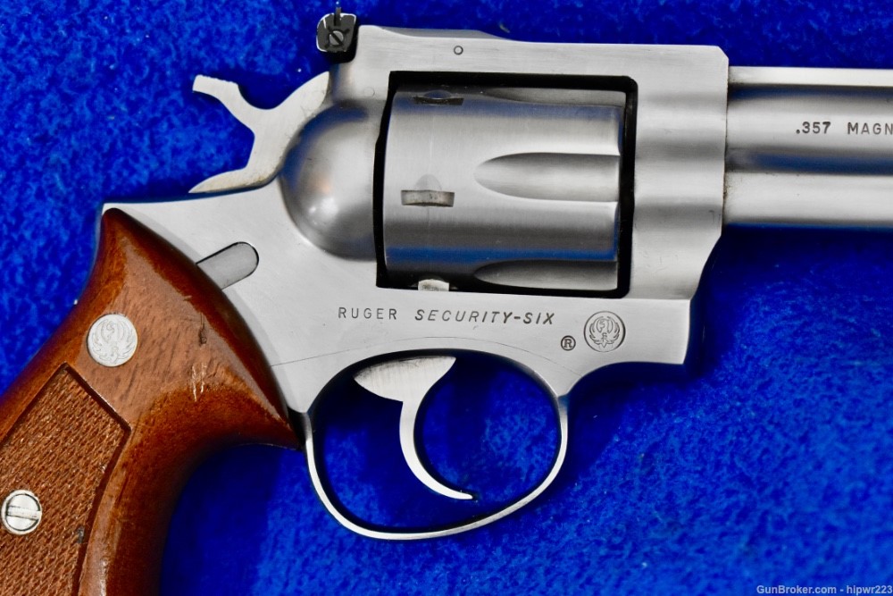 Ruger Security Six .357 Mag revolver stainless steel made in 1980 -img-4