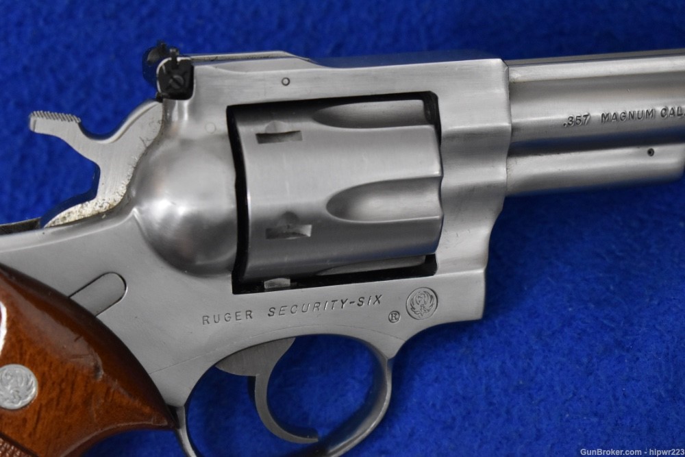 Ruger Security Six .357 Mag revolver stainless steel made in 1980 -img-17
