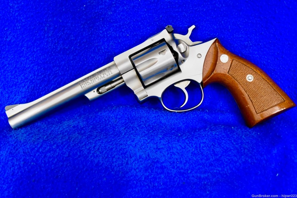 Ruger Security Six .357 Mag revolver stainless steel made in 1980 -img-1