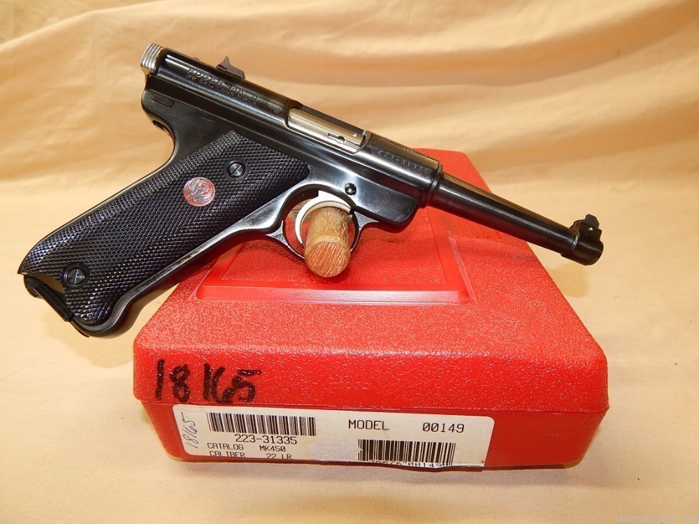 RUGER MK450 STANDARD AUTO 22 LR 4" 50TH ANNIVERSARY-img-1