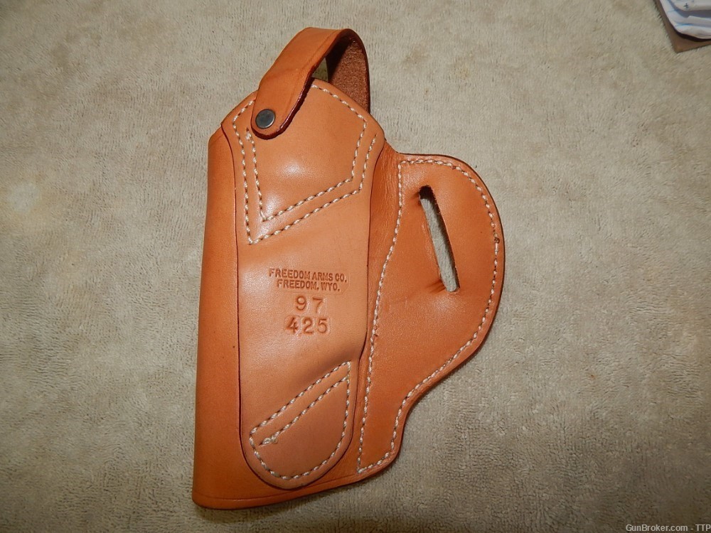 FREEDOM ARMS FACTORY CROSS DRAW HOLSTER FOR MODEL 97 3.5" RIGHT HAND 14-img-1