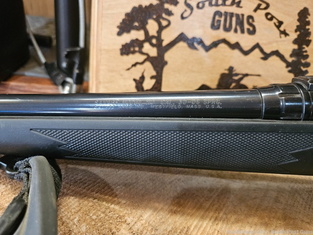 Classic Savage 110 .30-06 Rifle with/Muzzel device and Leupold Rings-img-12