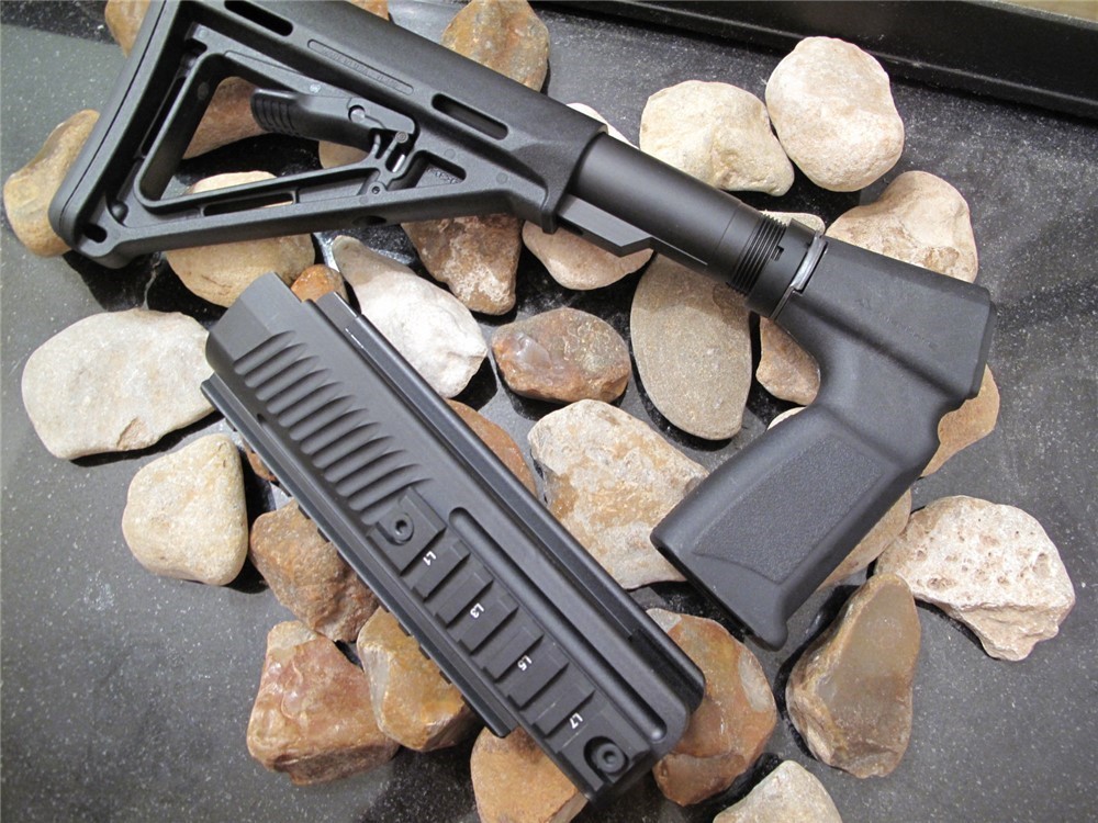 Magpul Remington 870 Pistol Grip Magpul Stock + Milled Forend  6 Position-img-0