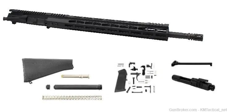 AR-15 20" 5.56 Complete Kit Minus Lower 223 w. BCG LPK AR15 Kit Rifle-img-0