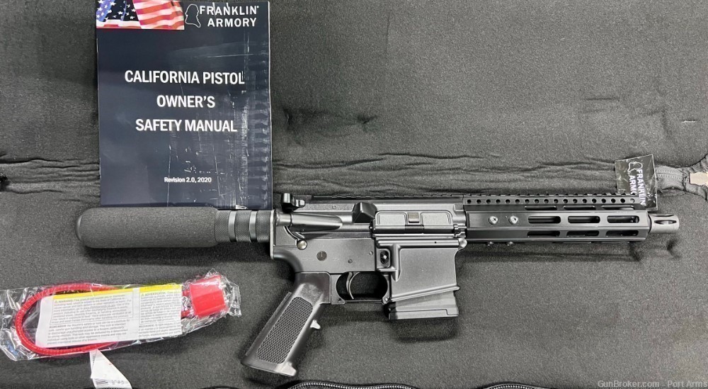 Franklin Armory CA7 California LEGAL AR-15 Pistol AR $20 SHIPPING-img-0