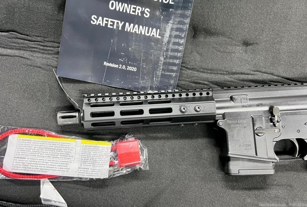 Franklin Armory CA7 California LEGAL AR-15 Pistol AR $20 SHIPPING-img-4