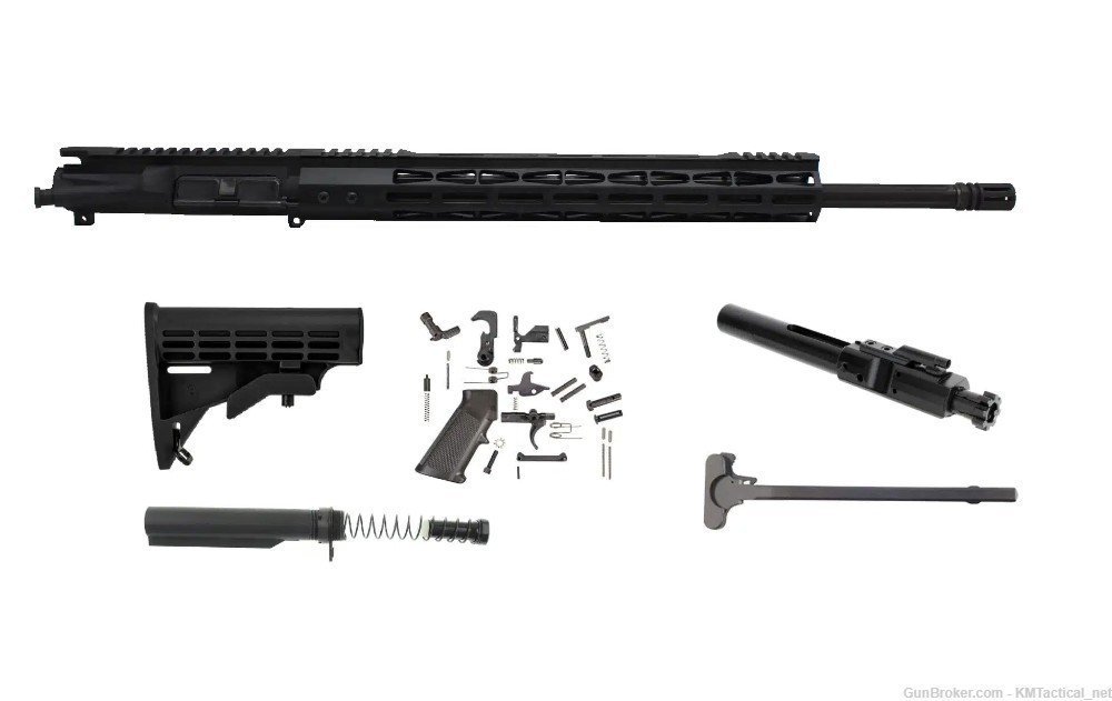 AR 308 AR10 18" .308 AR308 Complete Build Kit LPK UPPER BCG NO Lower-img-0