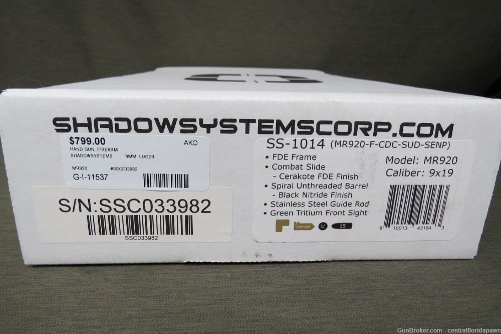 Shadow Systems MR920 Combat 9mm FDE Pistol SS-1014 MR920-F-CDC-SUD-SENP-img-6