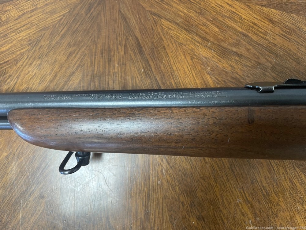 Winchester 72 Rifle 22LR Bolt Action Original WW II Era I Trade-img-4