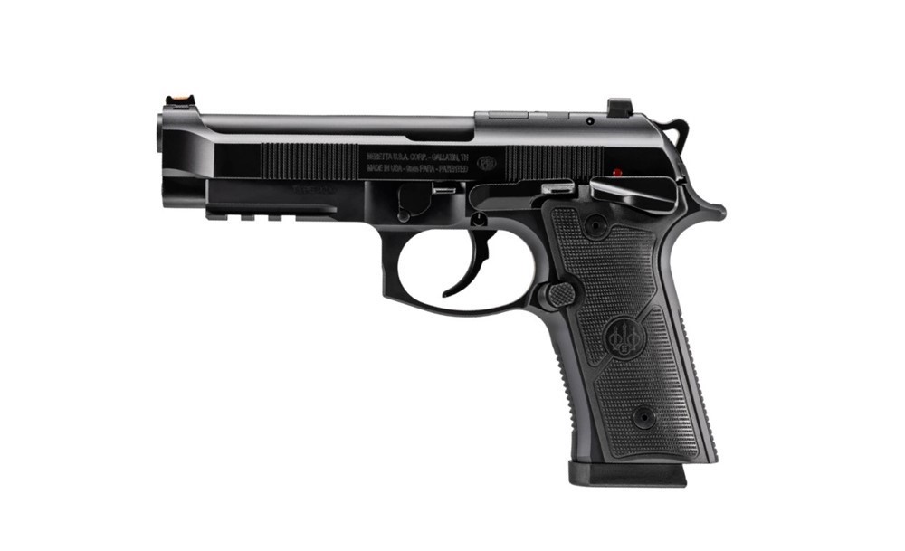 Beretta 92GTS Full Size Standard Black 9mm 4.7in 2-18Rd Mags J92XFMSDA21-img-0