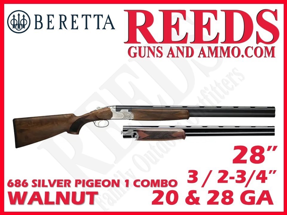 Beretta 686 Silver Pigeon I 20 Ga / 28 Ga Combo 28in J686FP8-img-0